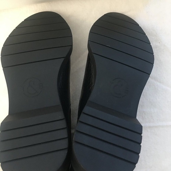 Treasure & bond Women’s Black Gabriella Chelsea block/chunky heel boot size 5.5M - Picture 8 of 9